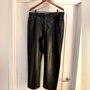 Abercrombie & Fitch - Vegan Leather Pants